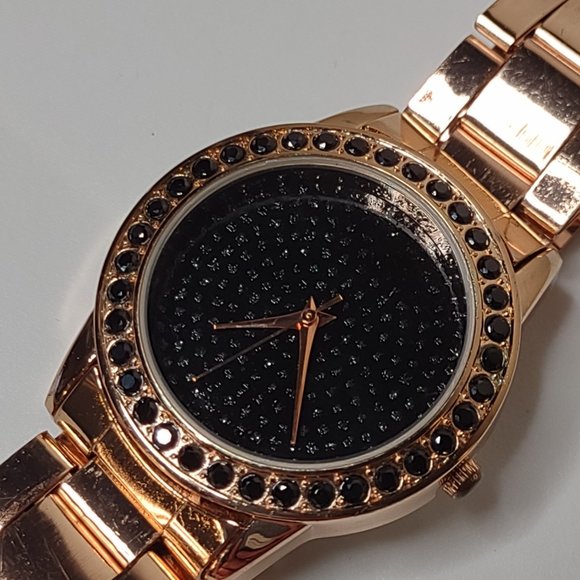 Rose Gold Tone Strada Watch With Black Dial - Picture 3 of 11